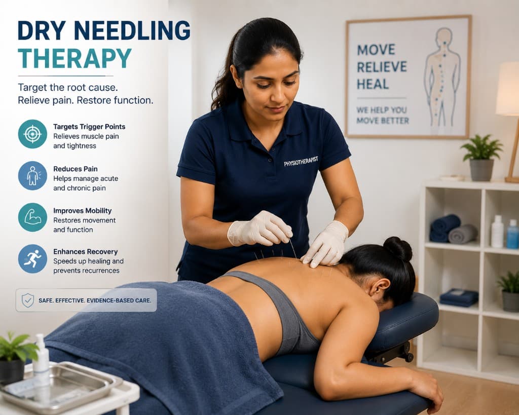 Dry Needling Therapy — physiotherapy service at Healmotus Physio Care