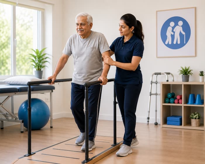 Geriatric Physiotherapy — physiotherapy service at Healmotus Physio Care