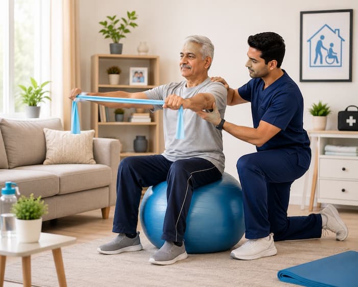Home Care Physiotherapy — physiotherapy service at Healmotus Physio Care
